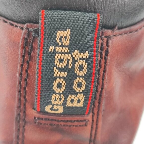 Georgia Men's Eagle Light Russet  Brown Leather Work Boots Size 12M US - Picture 14 of 15